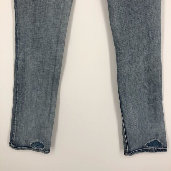 Rerock for Express Straight Jeans Womens 4 Light Wash - Picture 9 of 13